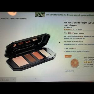Kat Von D light eye contour quad